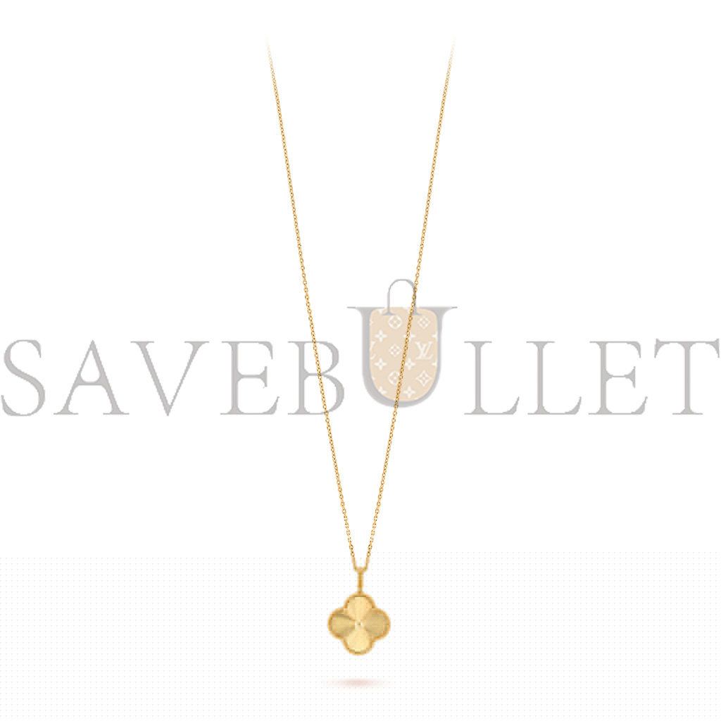V*n Cl**f & Ar**ls magic alhambra long necklace, 1 motif - yellow gold  vcarp4ko00